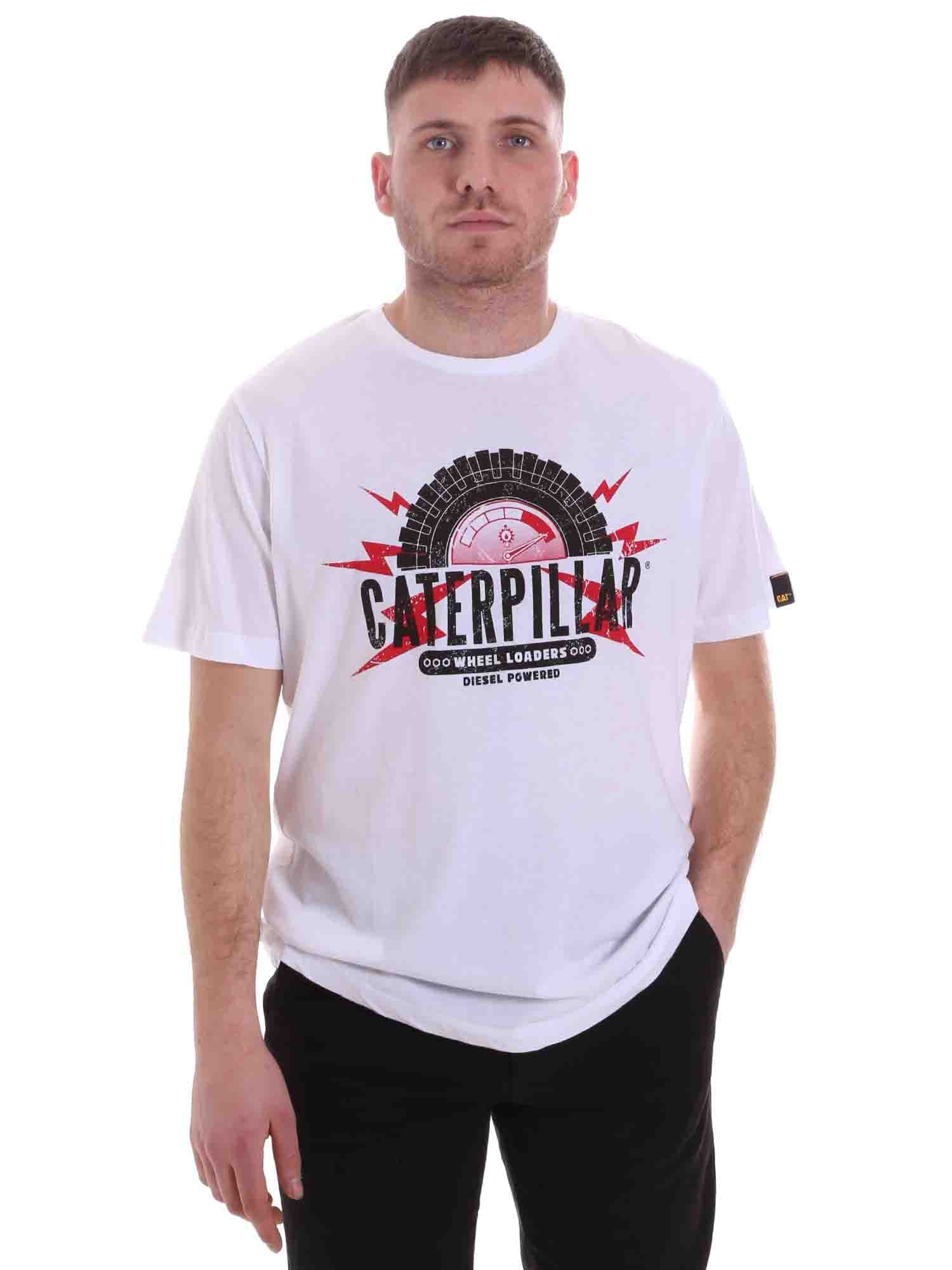T-shirt Bianco Cat