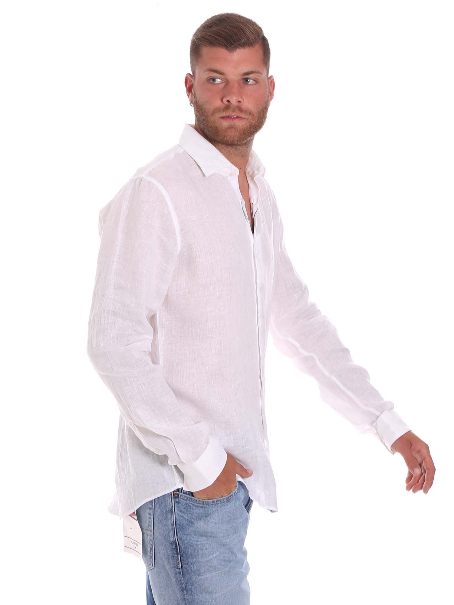 Camicie Bianco Calvin Klein