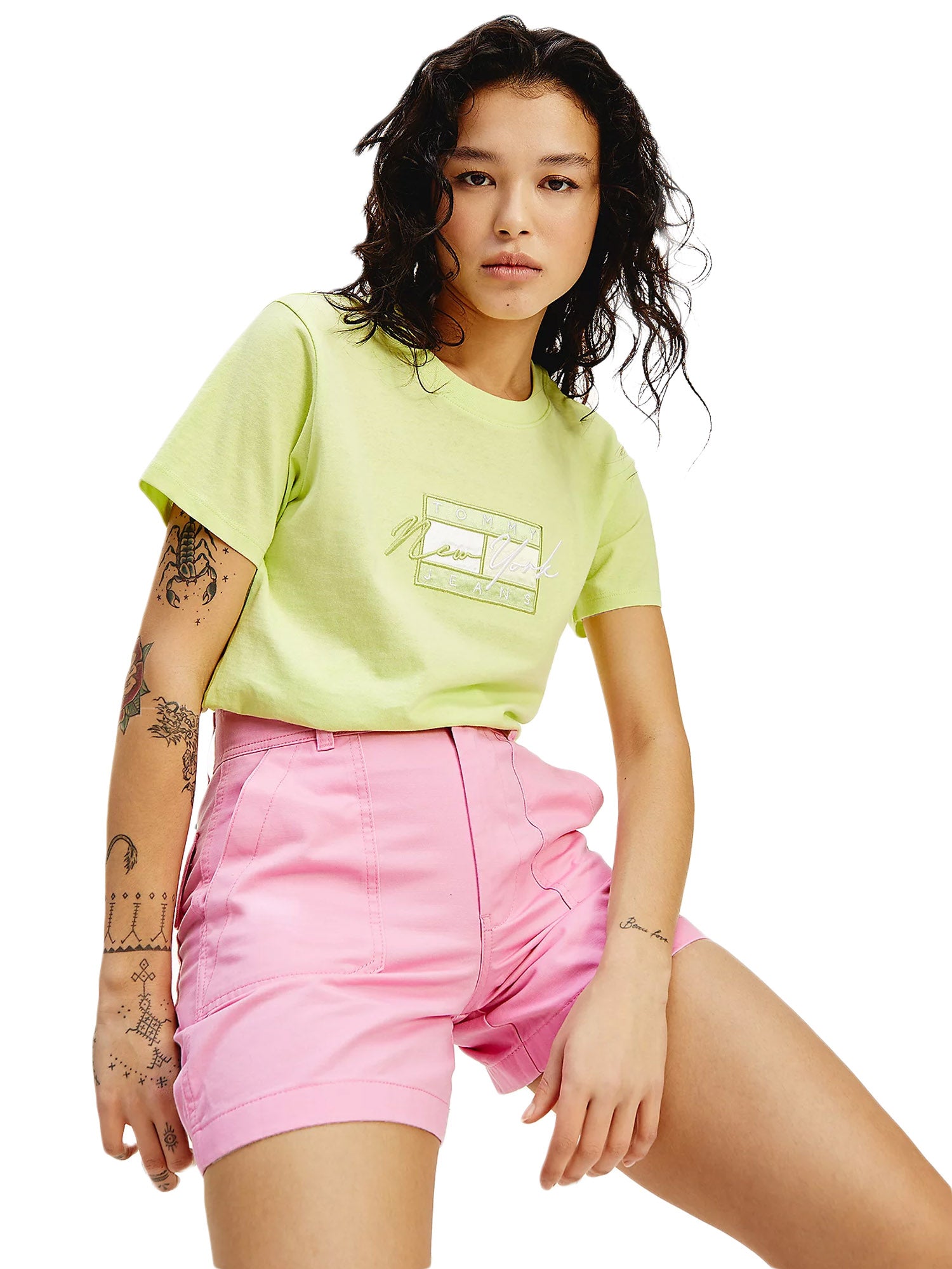 T-shirt Verde Tommy Jeans
