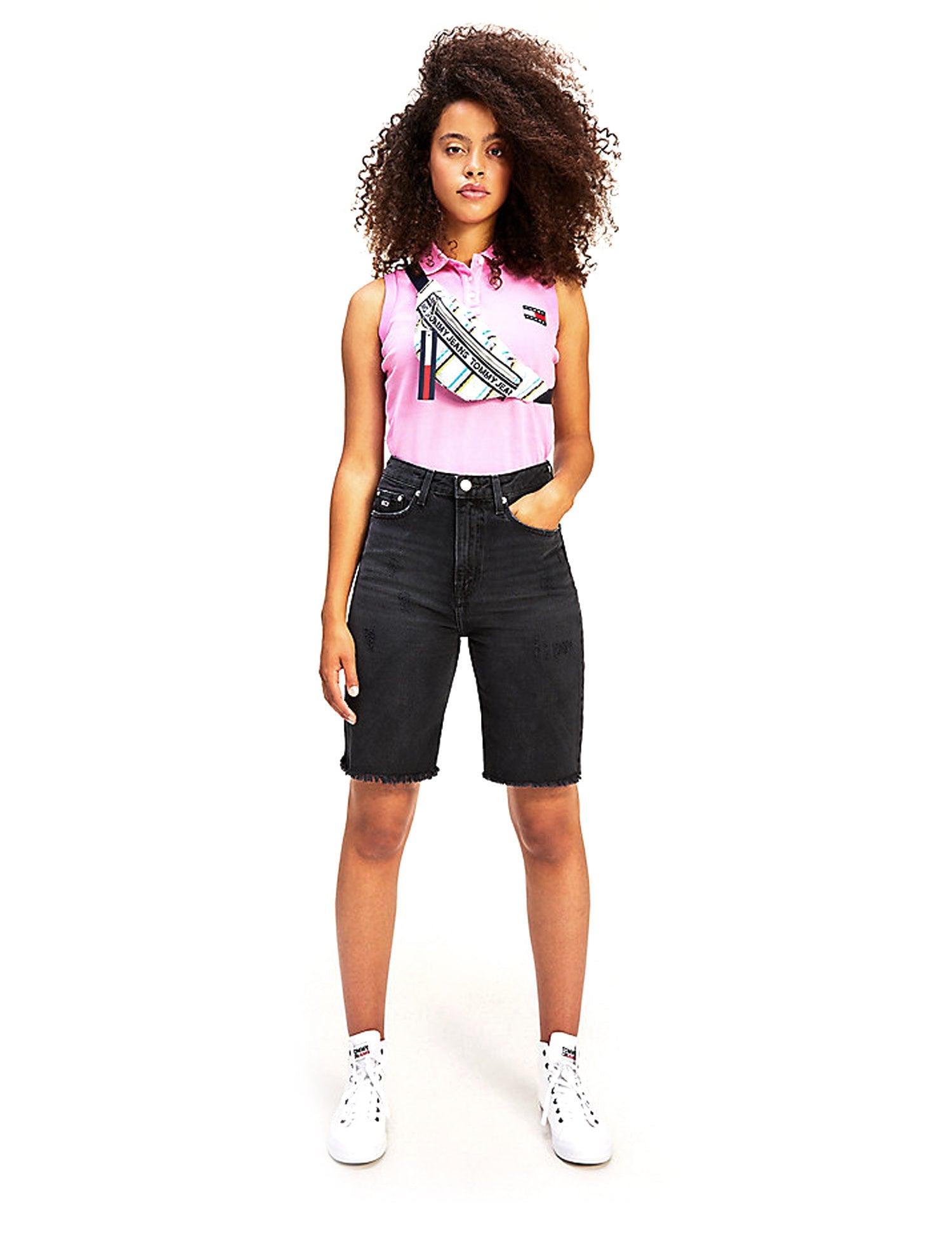 Bermuda Nero Tommy Jeans