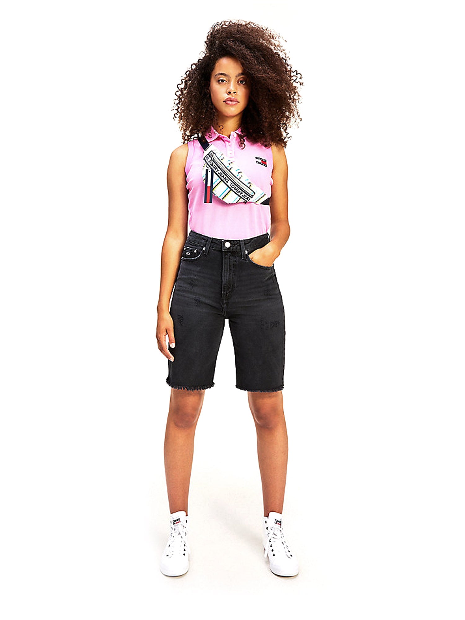 Bermuda Nero Tommy Jeans