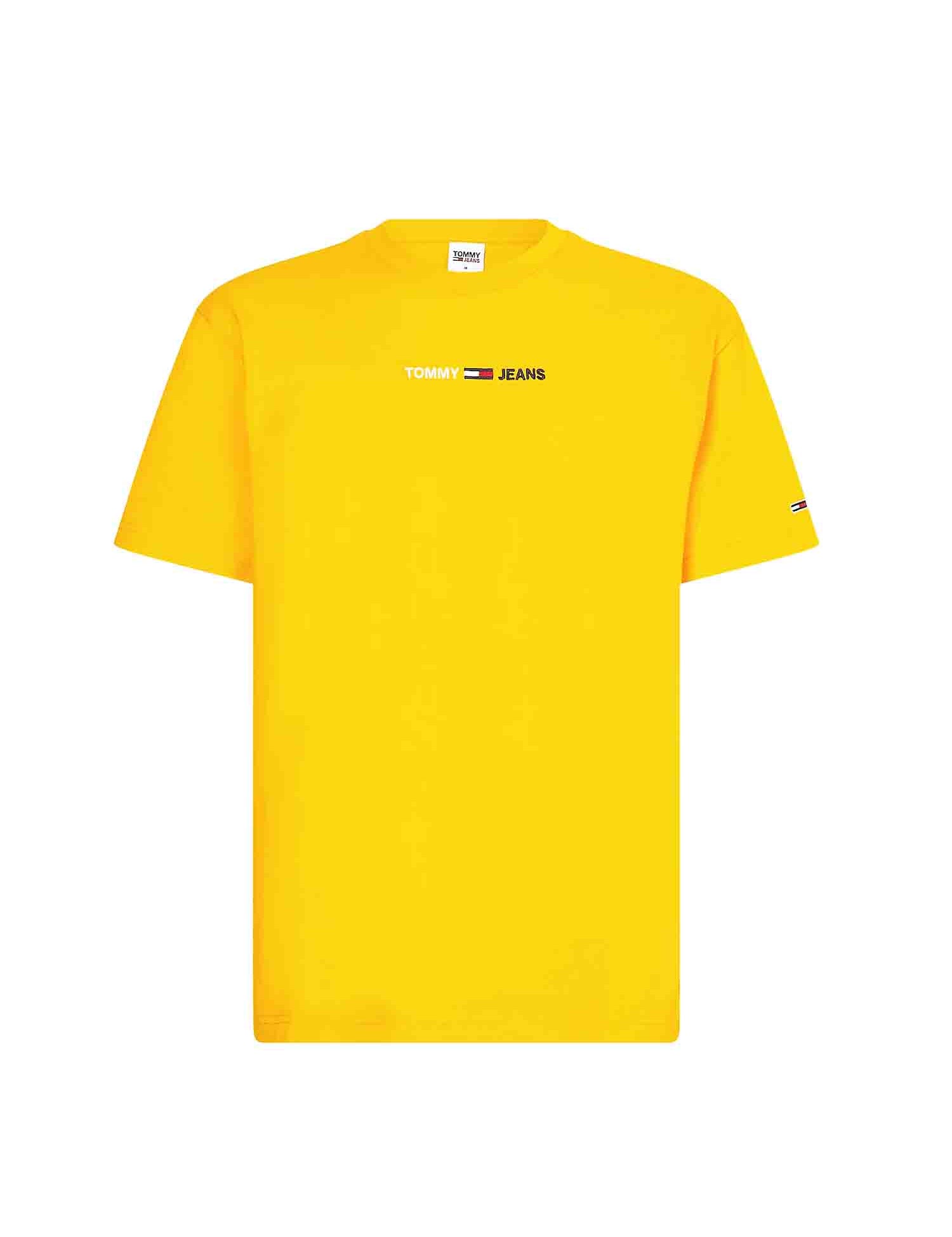 T-shirt Giallo Tommy Jeans