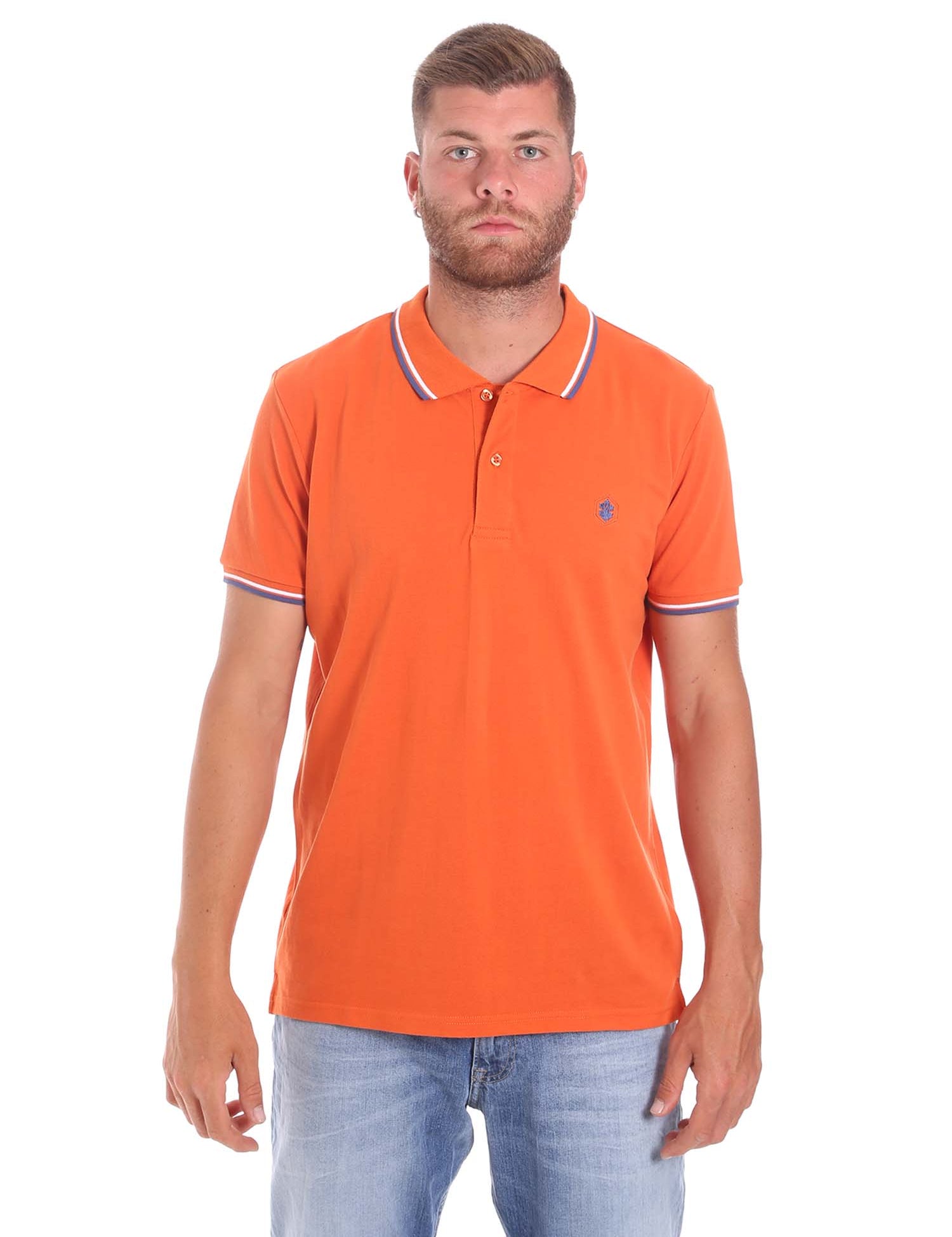 Polo Arancio Lumberjack