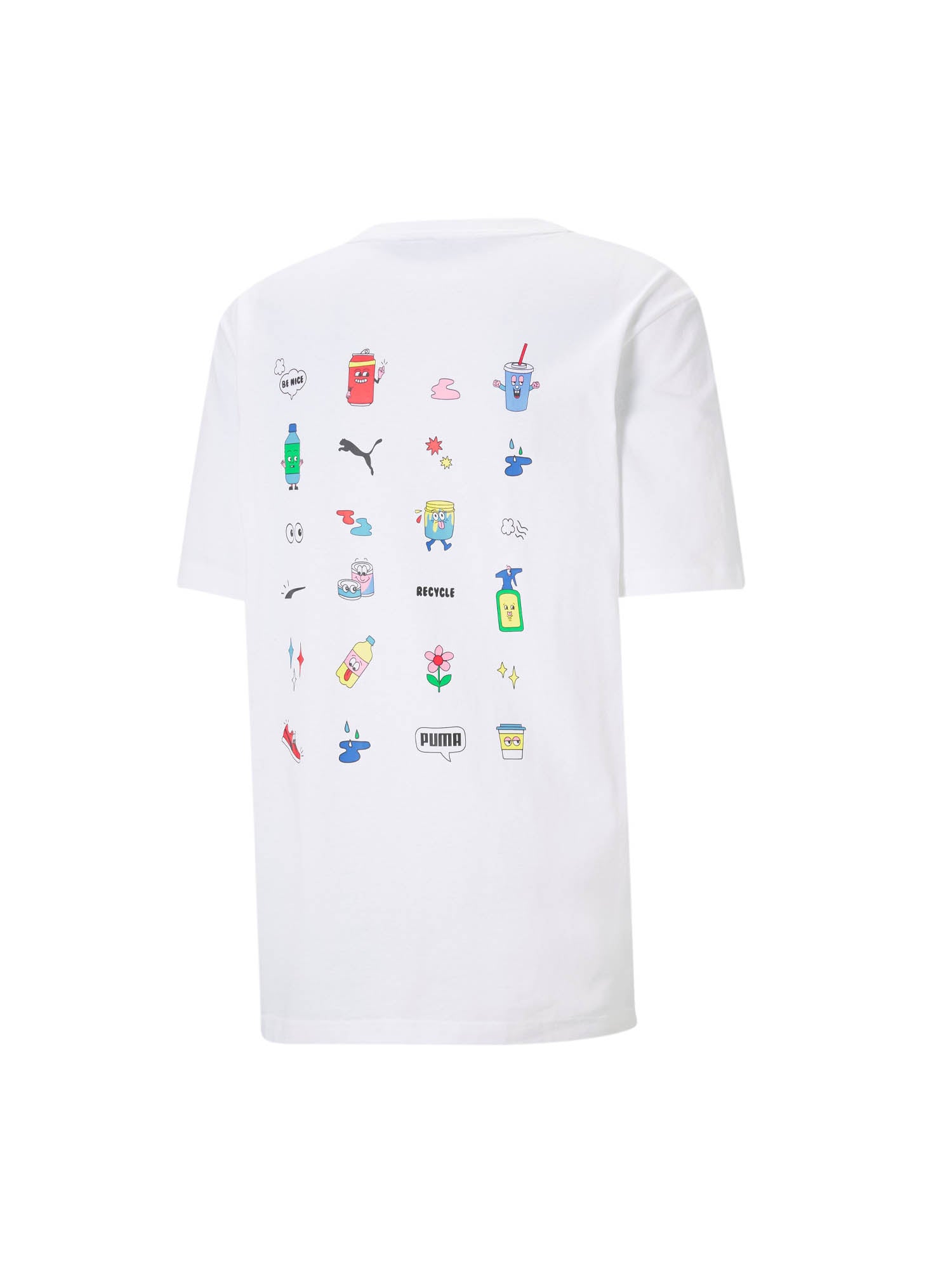 T-shirt Bianco Tee 052 Puma
