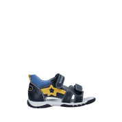 Sandali con strappi Blu Nero Giardini Junior