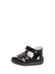 Sandali con strappi Nero Falcotto