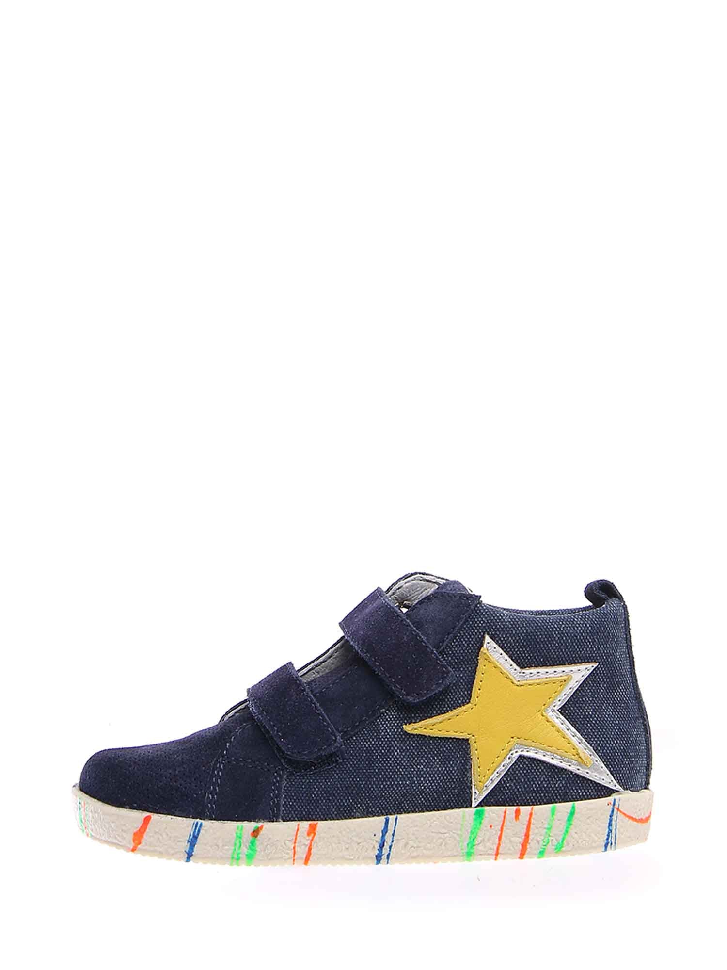 Sandali con strappi Blu Falcotto