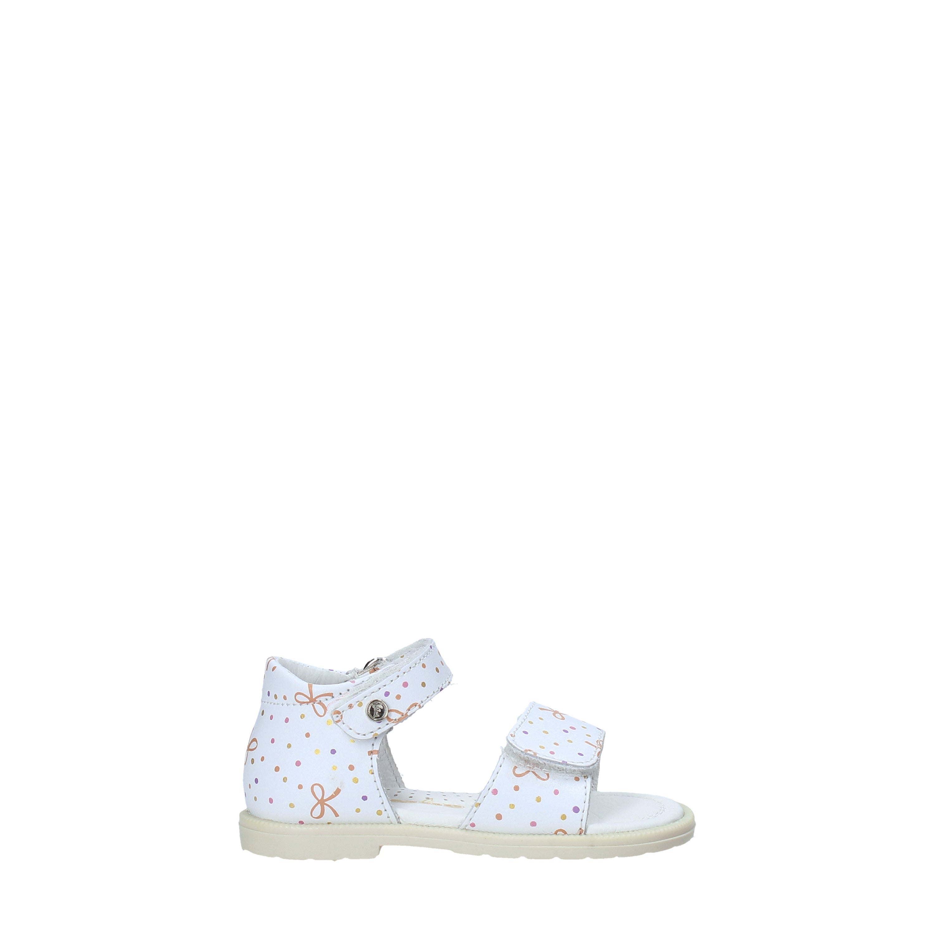 Sandali con strappi Bianco Falcotto