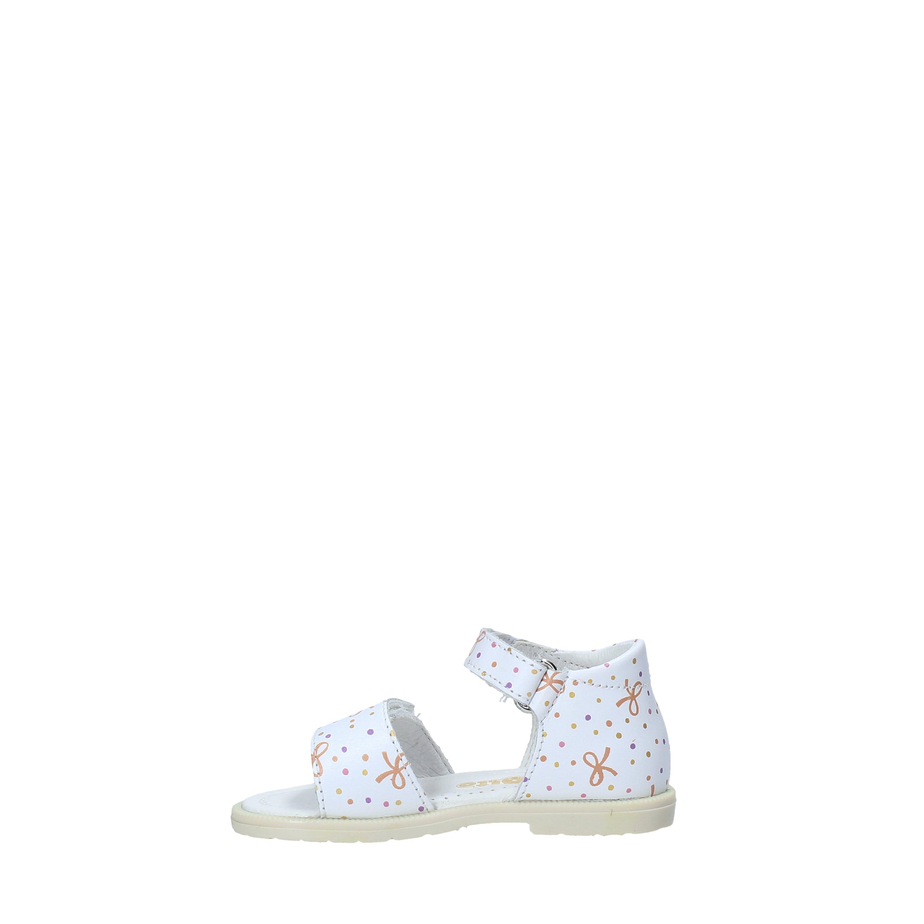 Sandali con strappi Bianco Falcotto