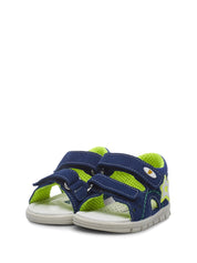 Sandali con strappi Blu Falcotto