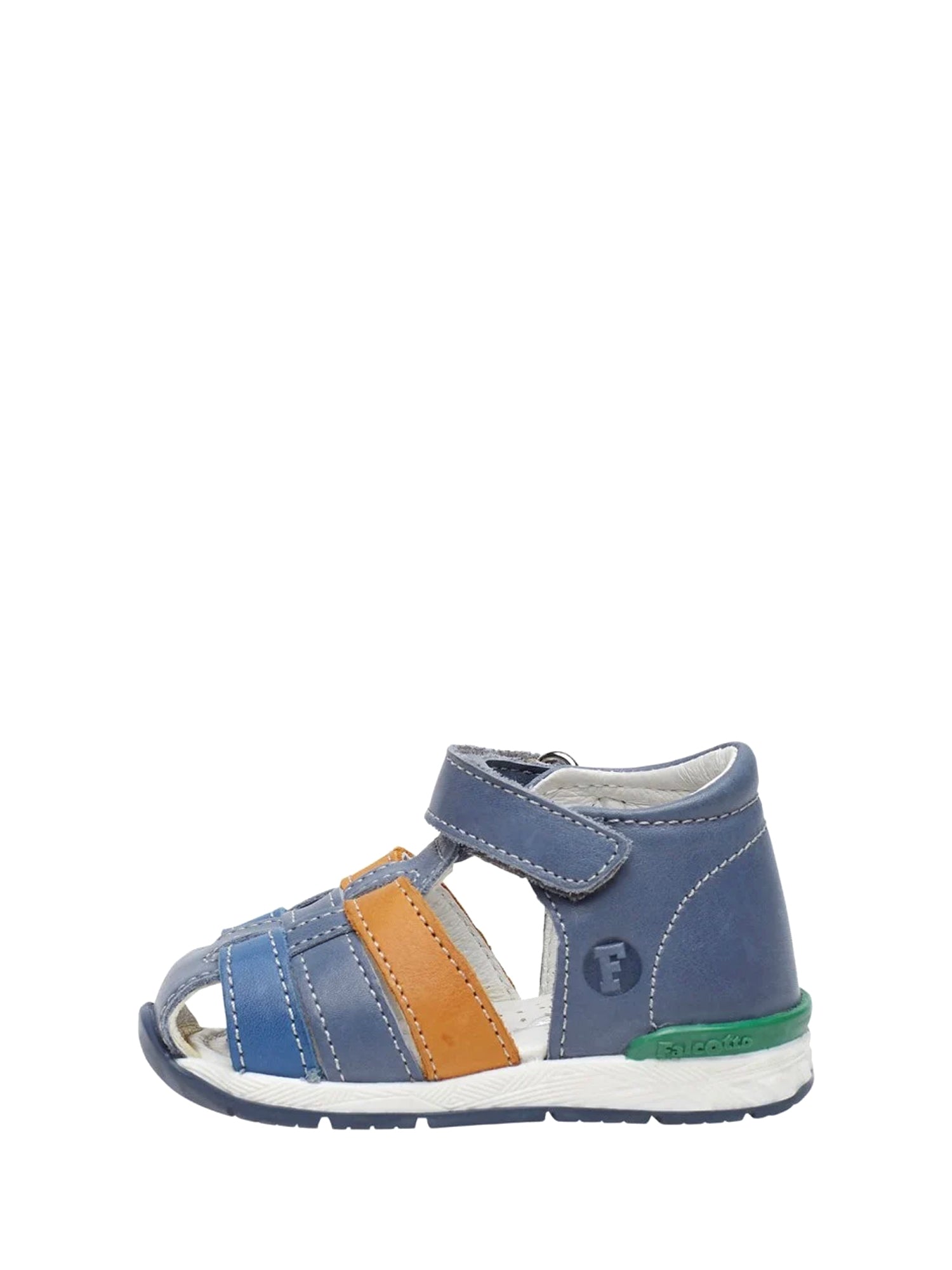 Sandali con strappi Blu Falcotto