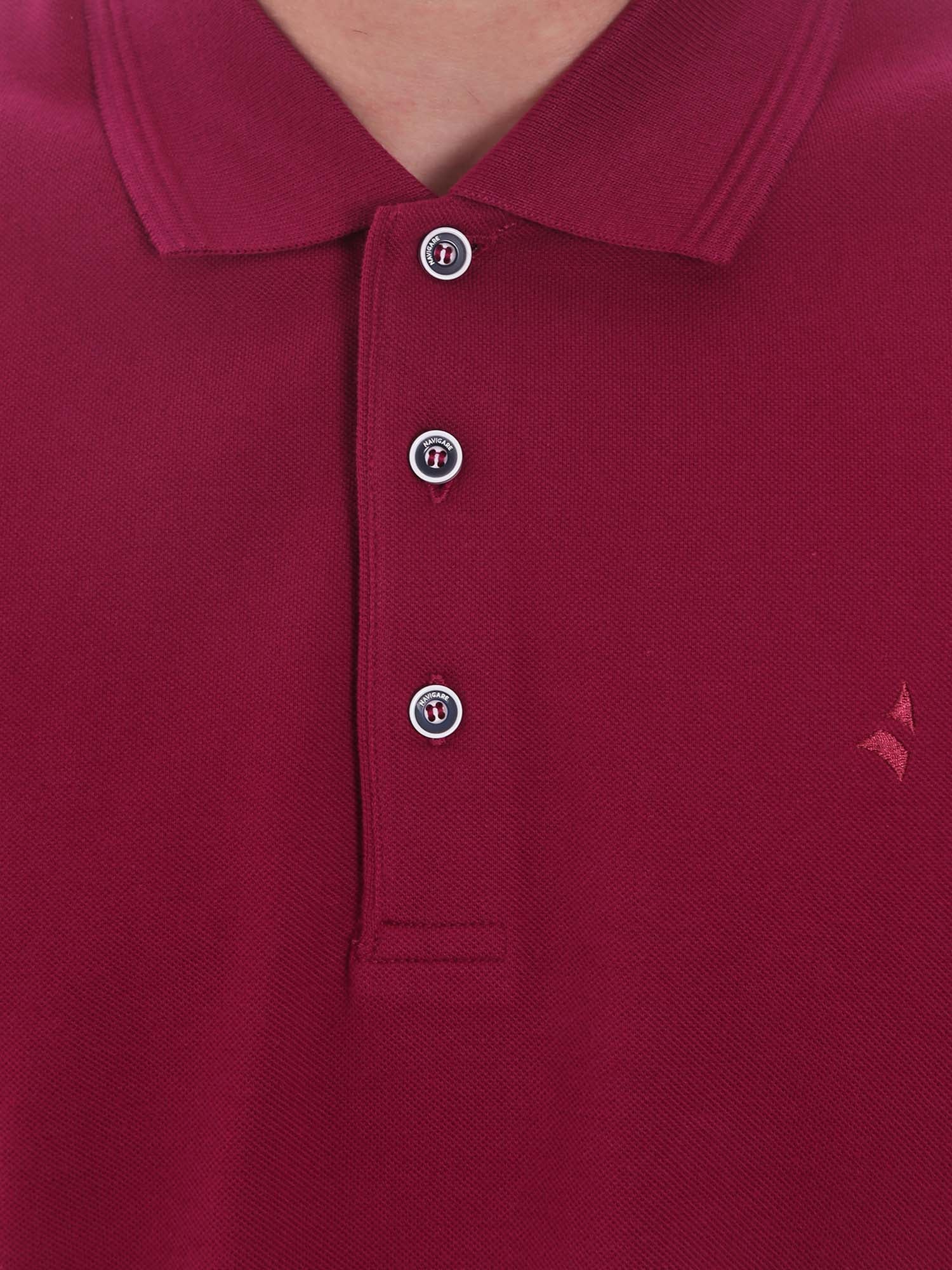 Polo Rosso Scuro Navigare