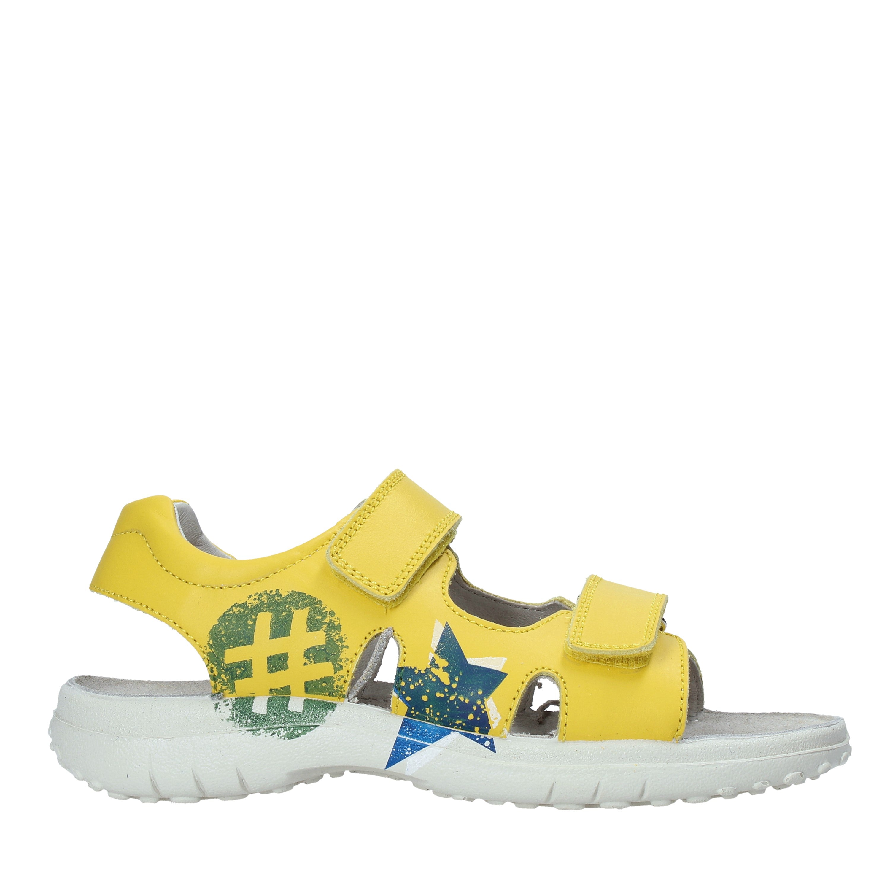 Sandali con strappi Giallo Naturino
