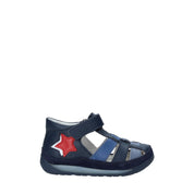 Sandali con strappi Blu Falcotto