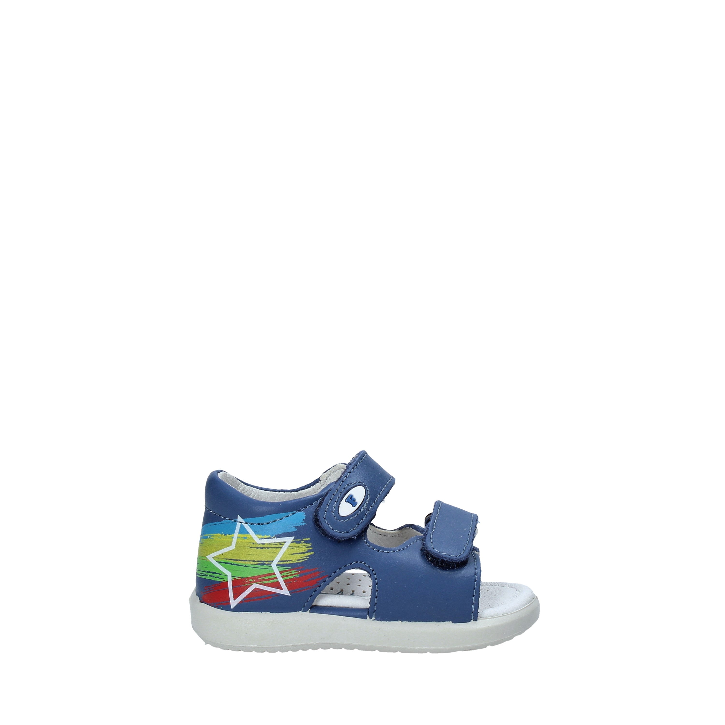 Sandali con strappi Blu Falcotto