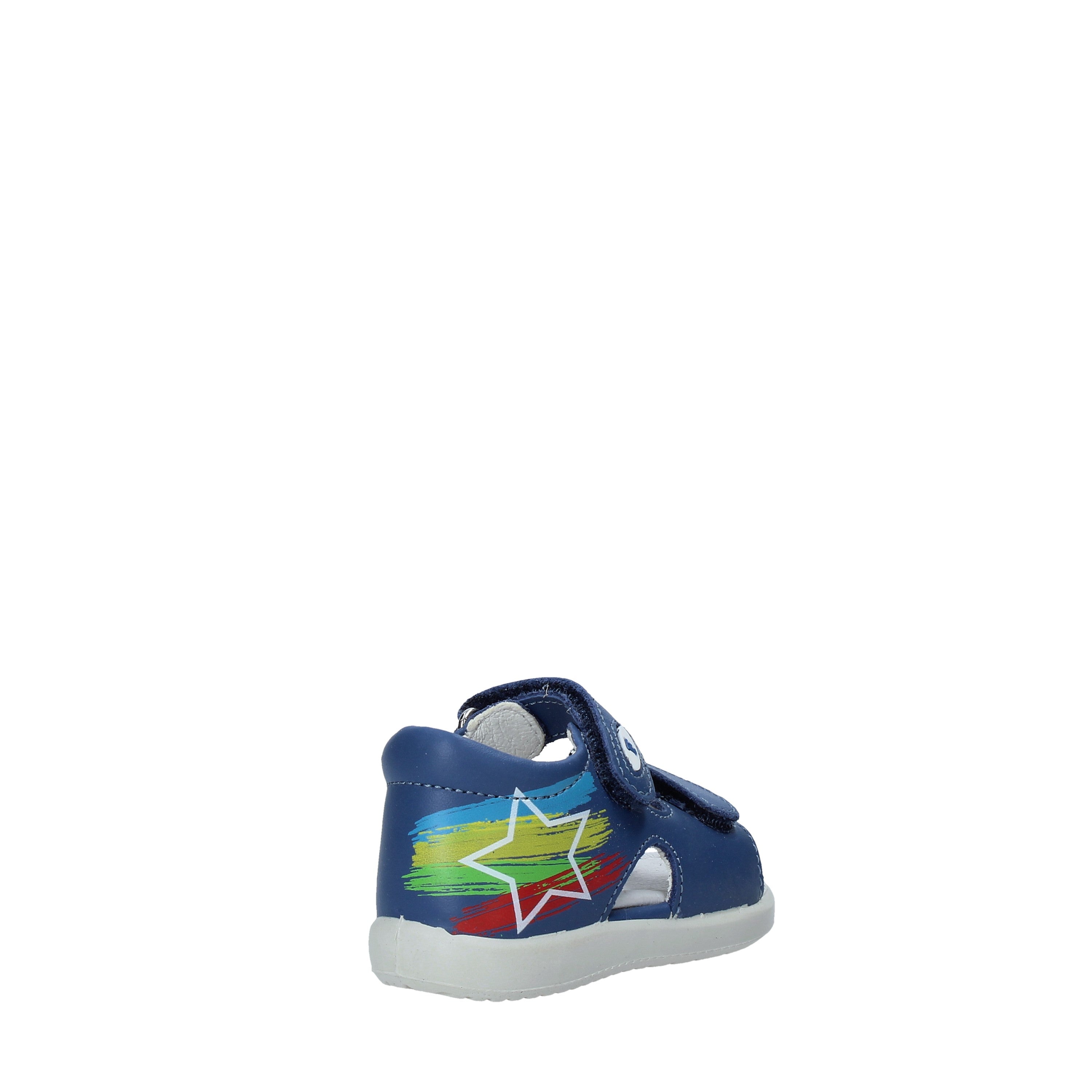 Sandali con strappi Blu Falcotto