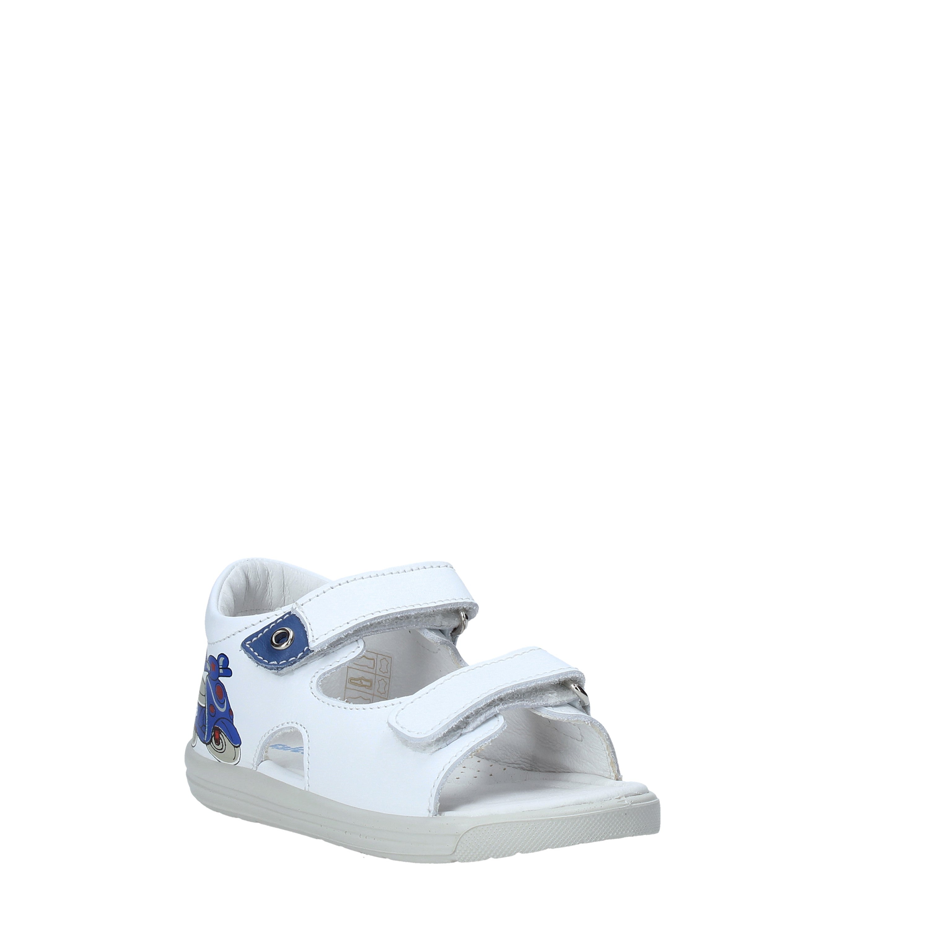 Sandali con strappi Bianco Falcotto