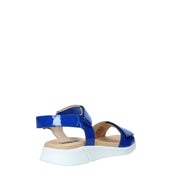 Sandali zeppa Blu Melluso