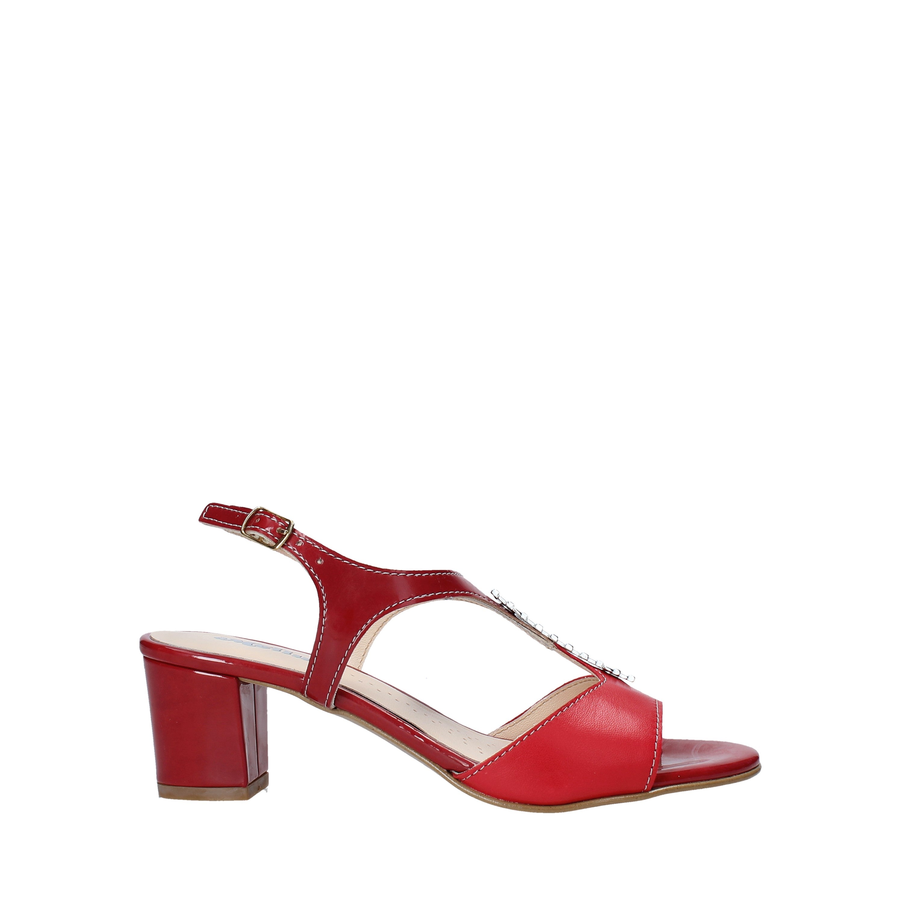 Sandali tacco Rosso Melluso