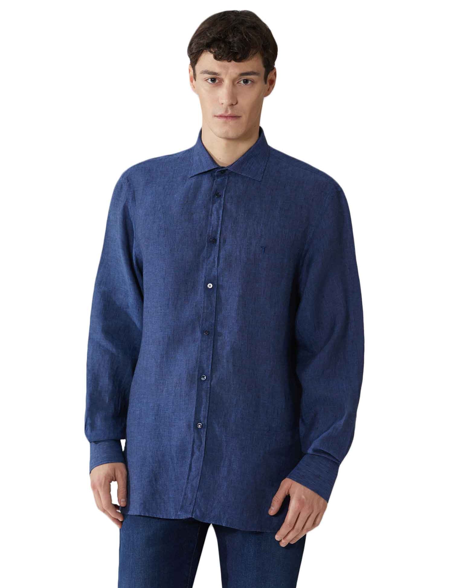 Camicie Blu Trussardi Jeans