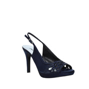 Sandali tacco Blu Melluso