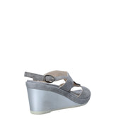 Sandali zeppa Grigio Melluso