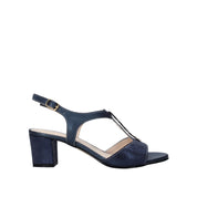 Sandali tacco Blu Melluso