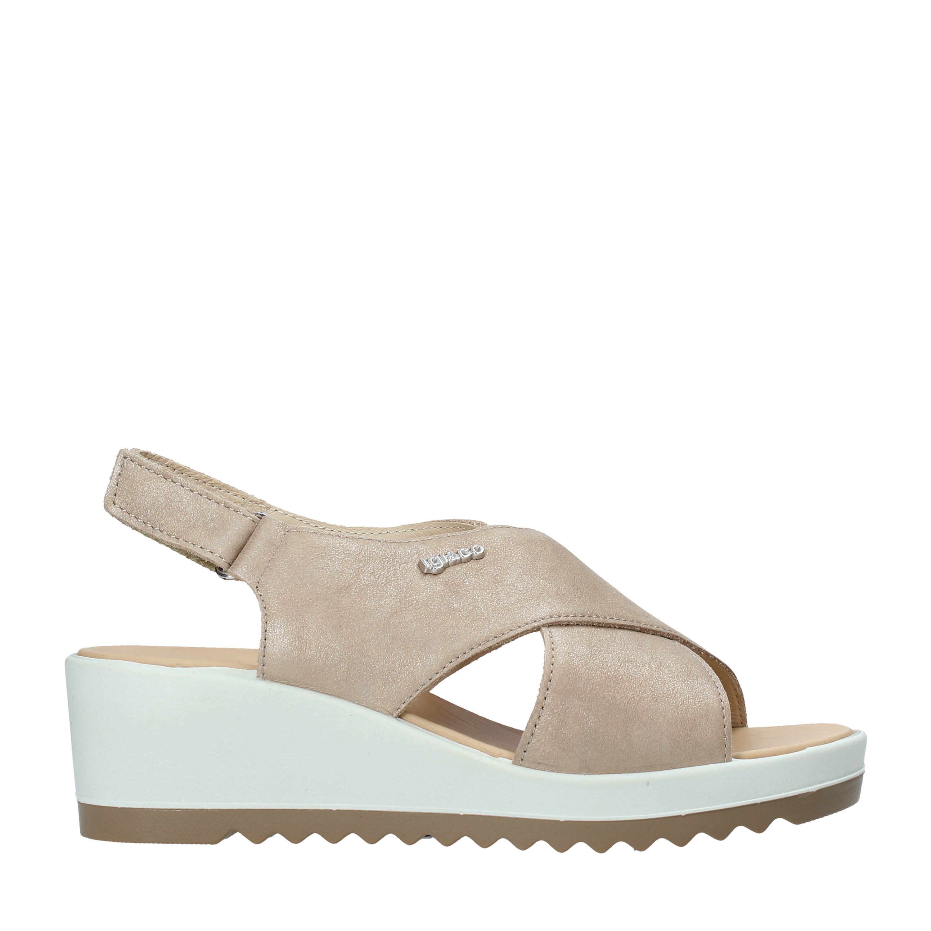 Sandali zeppa Beige Igi&co