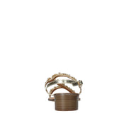 Sandali tacco Dorato Gold&gold