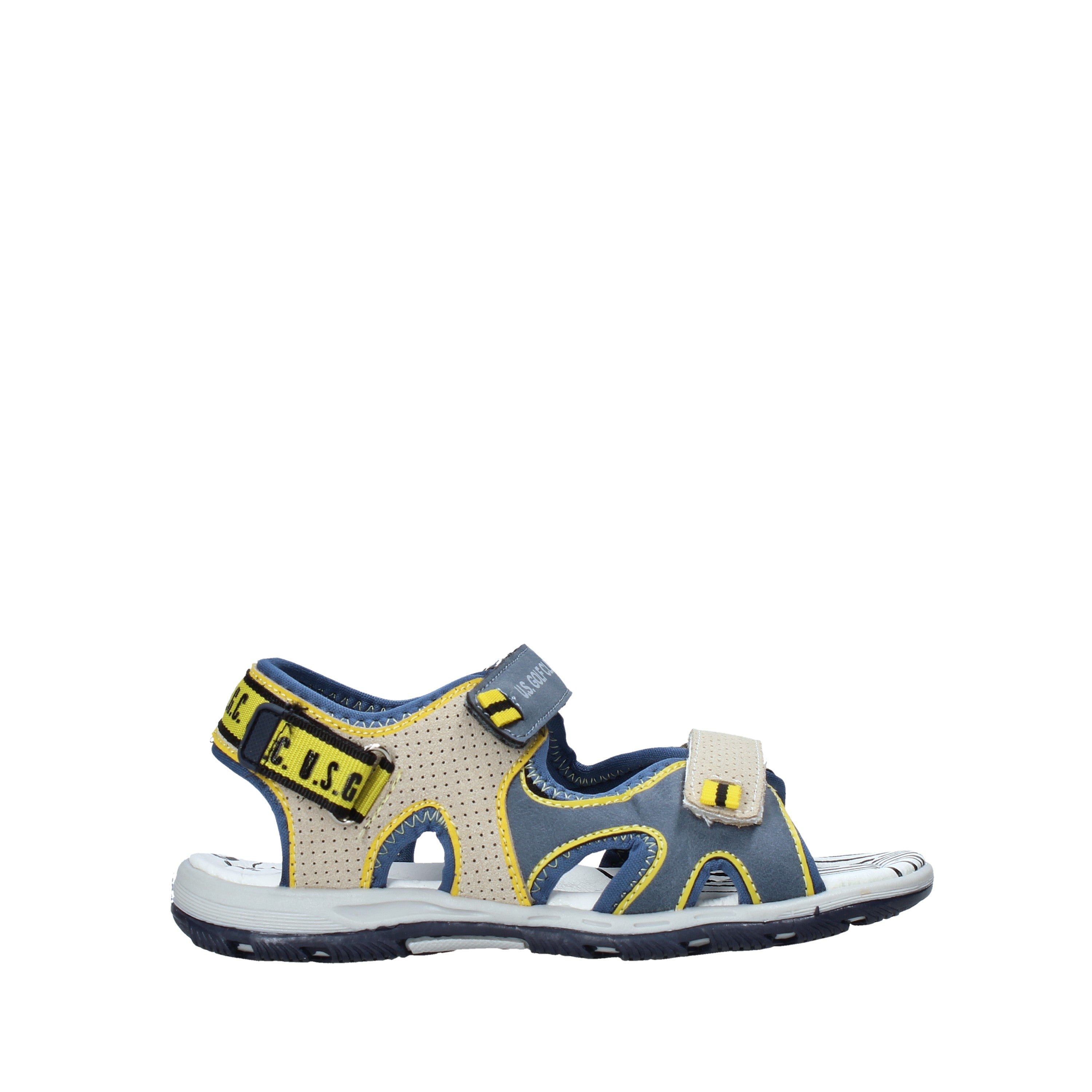 Sandali con strappi Blu U.s. Golf Kids