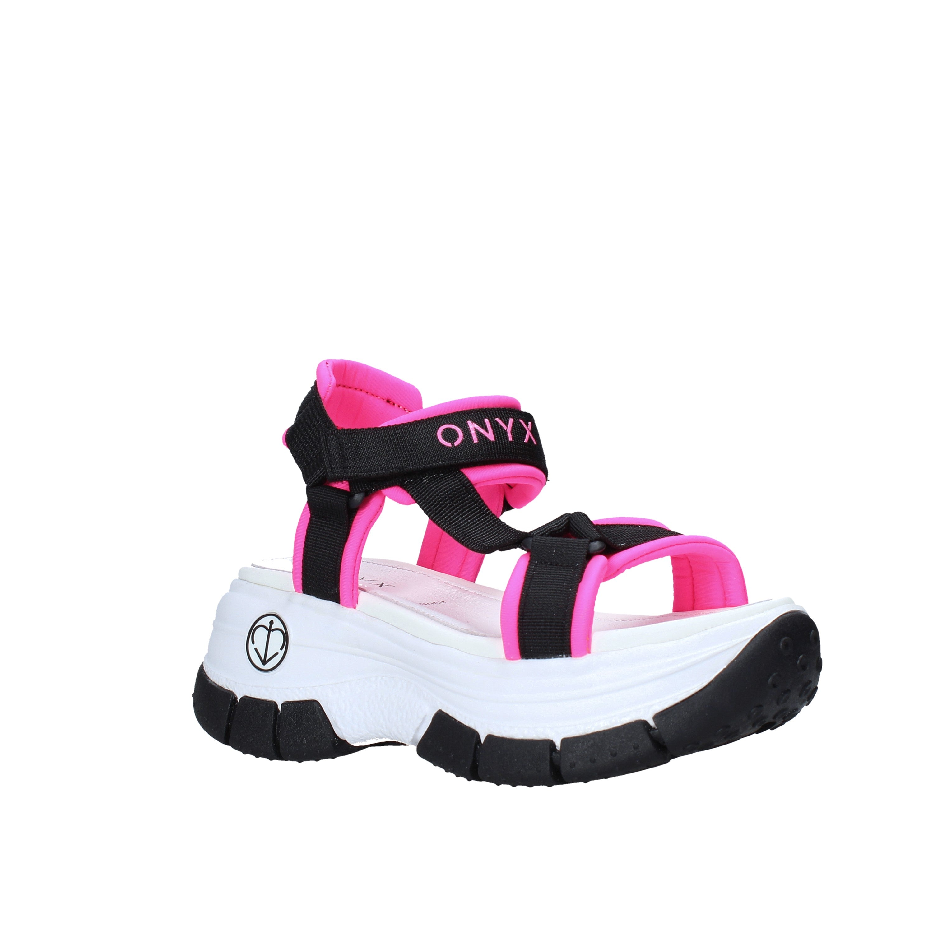 Sandali con strappi Nero Onyx