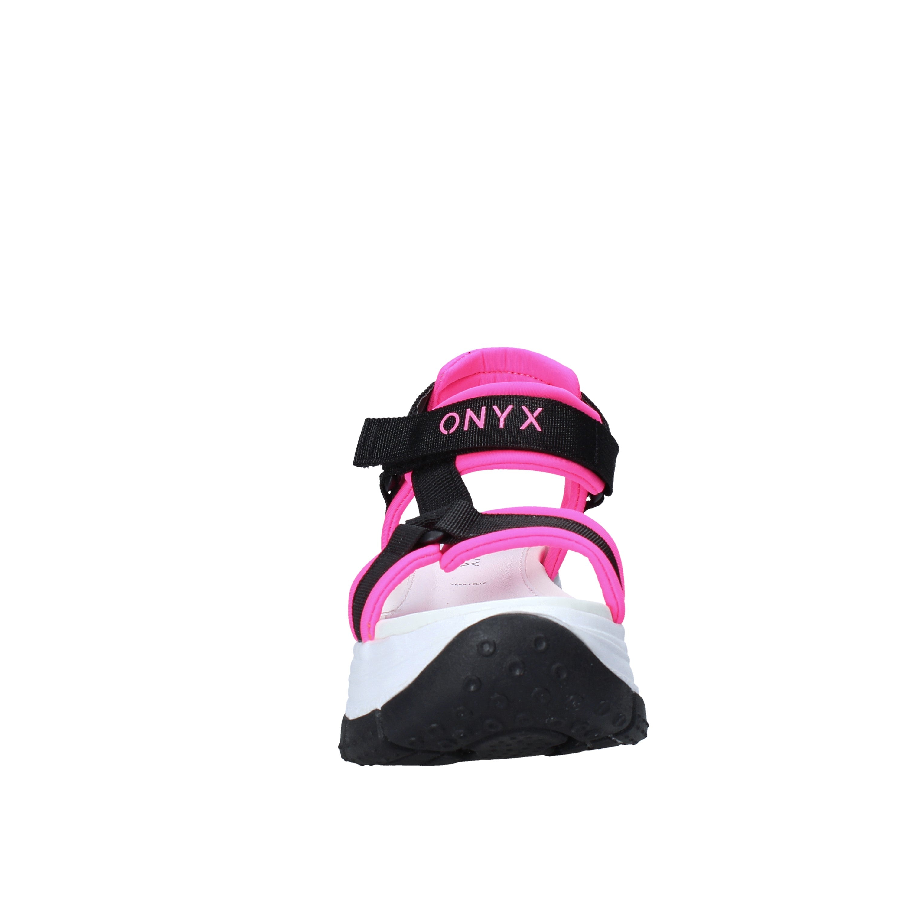 Sandali con strappi Nero Onyx