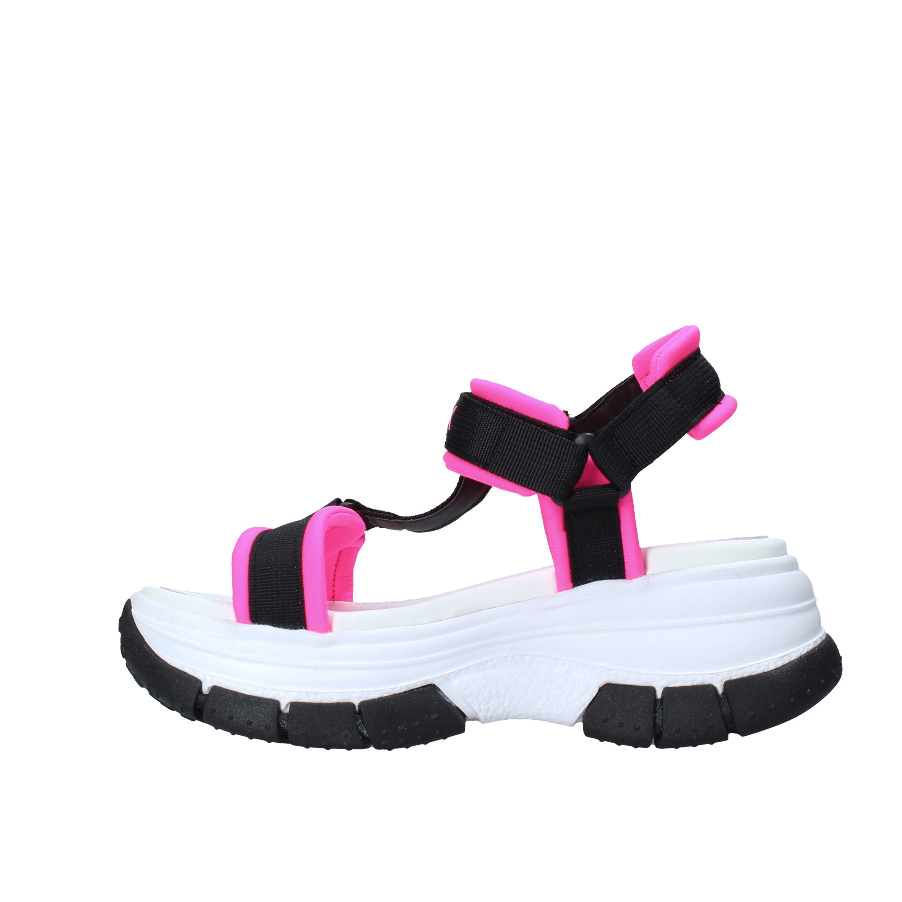 Sandali con strappi Nero Onyx