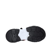 Sandali con strappi Nero Onyx