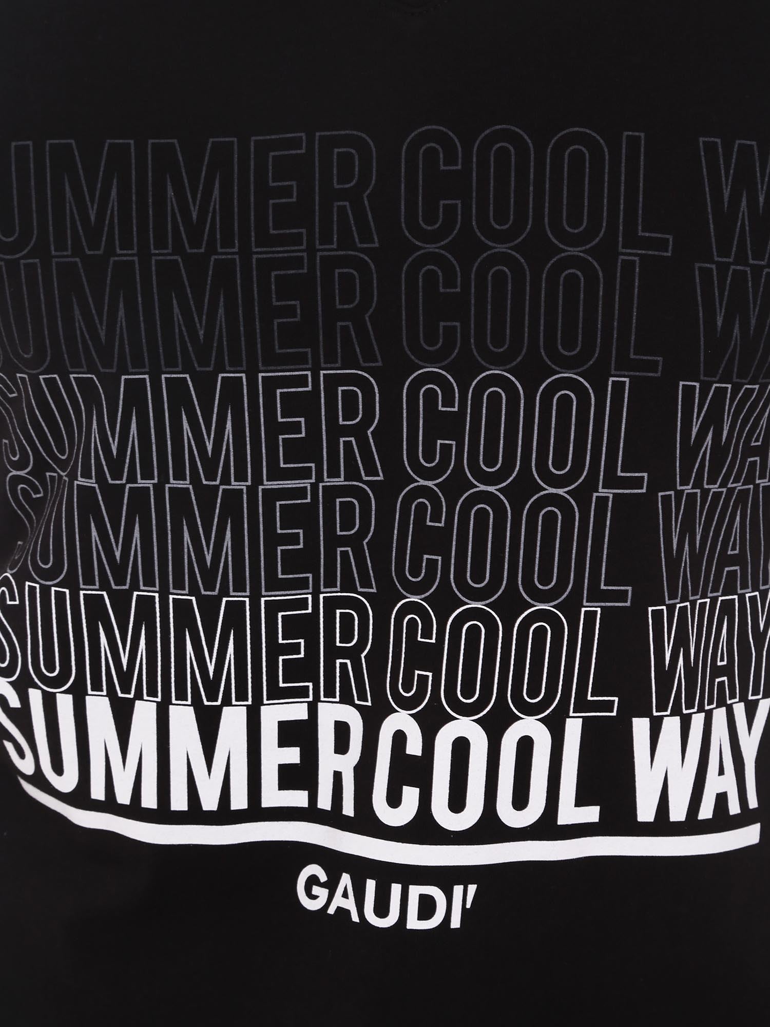 T-shirt Nero Gaudi