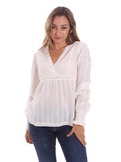 Bluse Bianco Gaudi Jeans