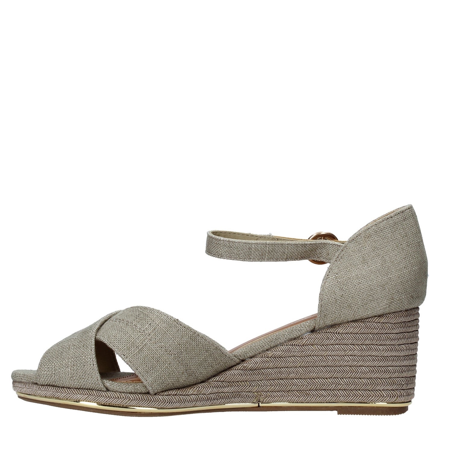 Sandali zeppa Beige Wrangler