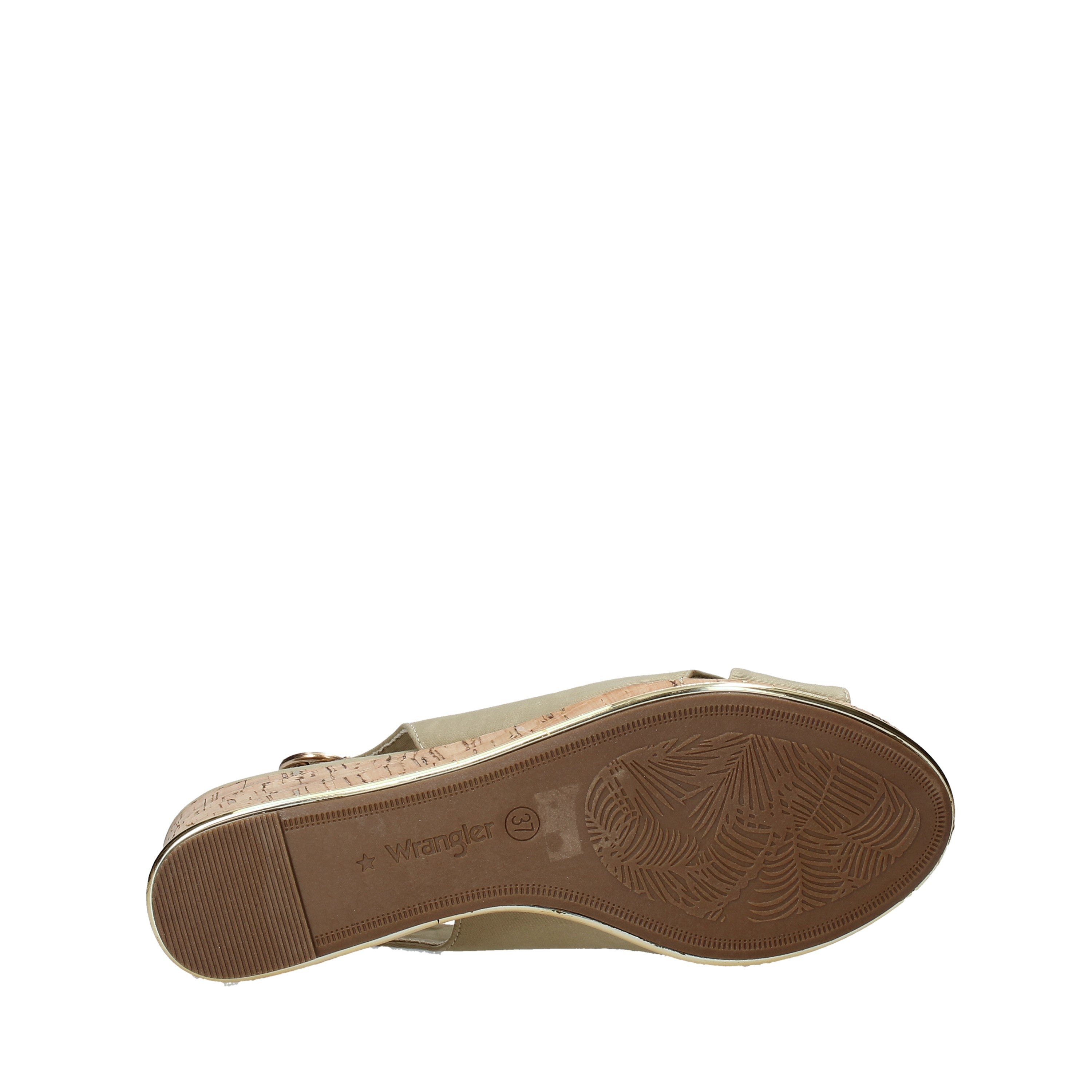 Sandali zeppa Verde Wrangler