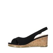 Sandali zeppa Nero Wrangler
