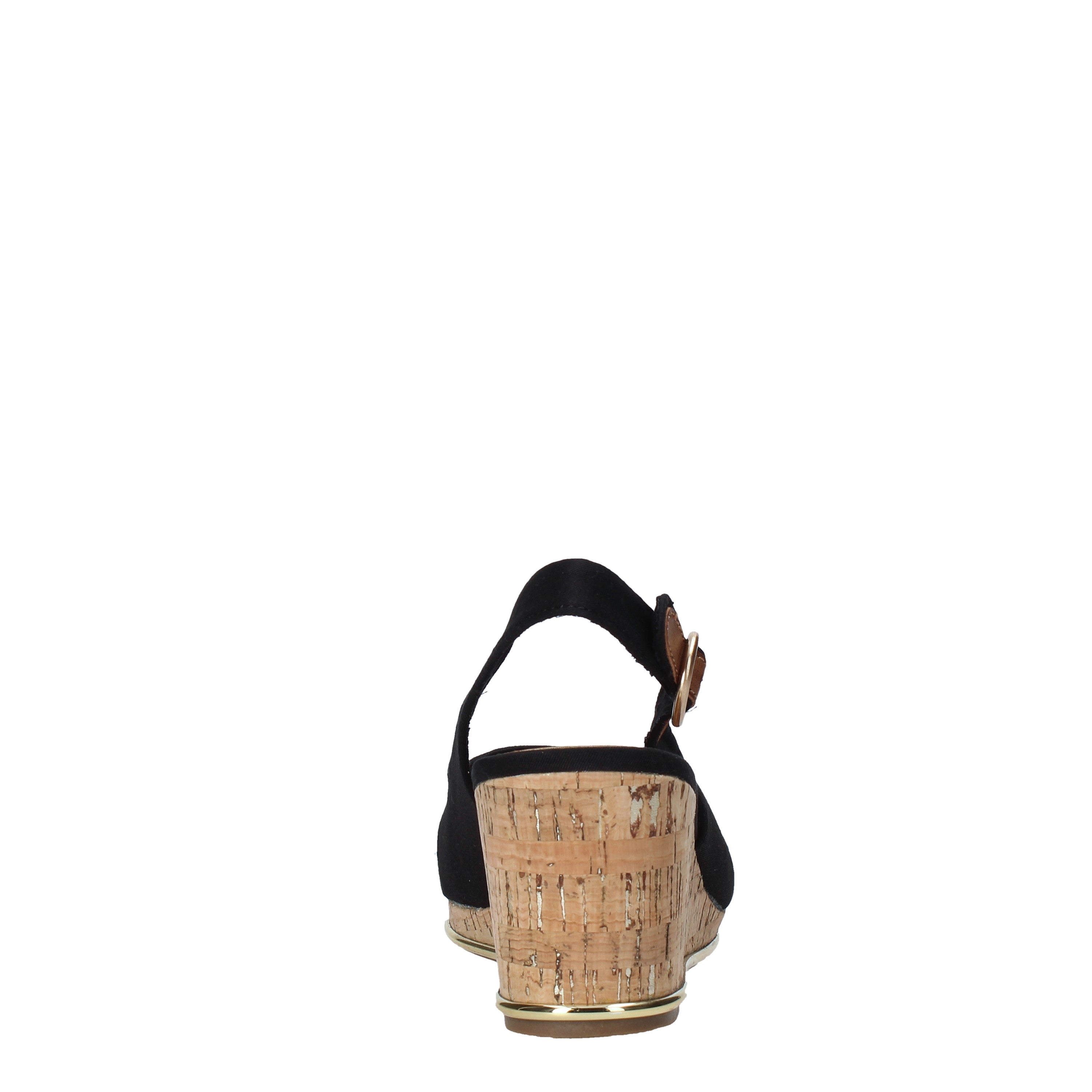 Sandali zeppa Nero Wrangler