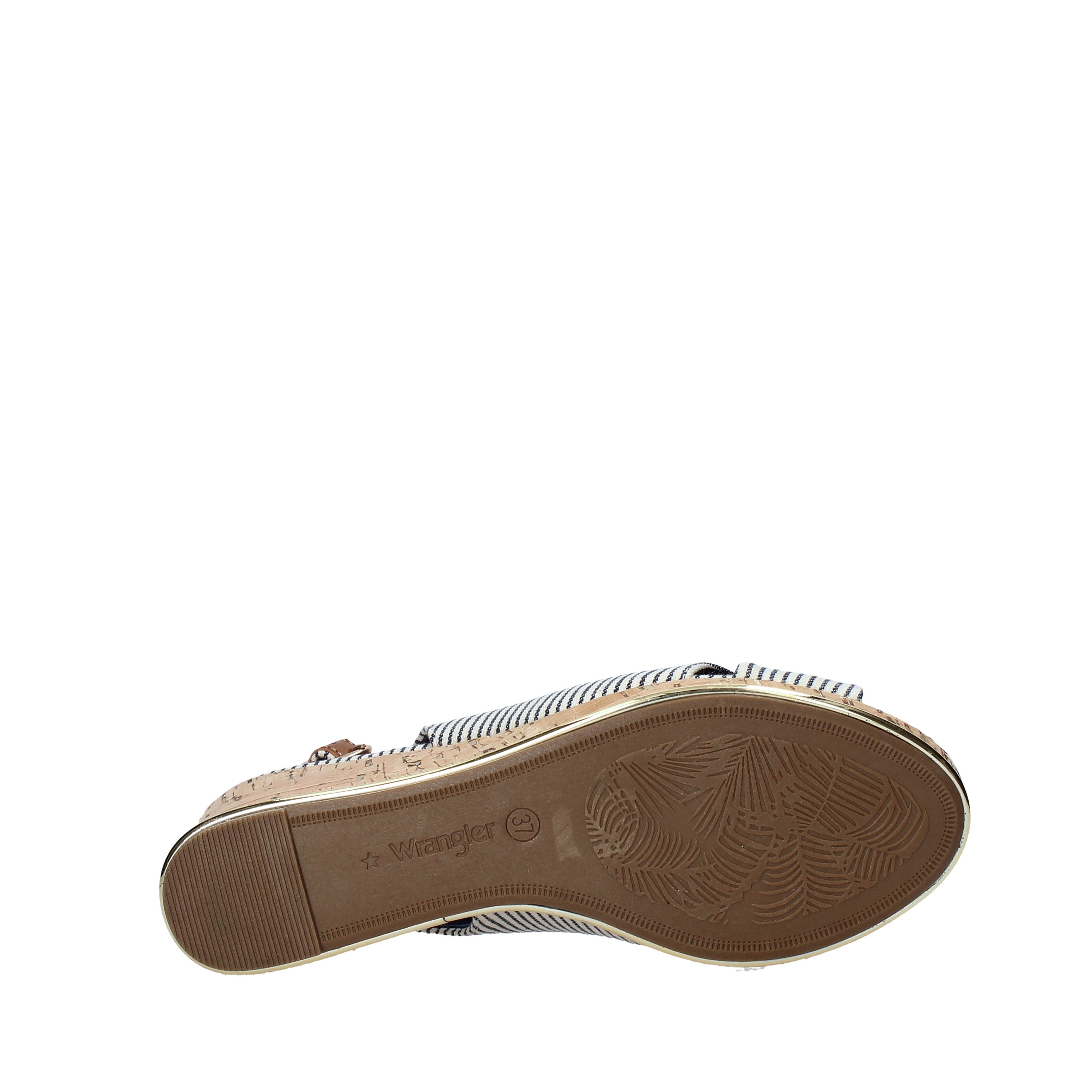 Sandali zeppa Beige Wrangler
