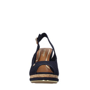 Sandali zeppa Blu Notte Wrangler