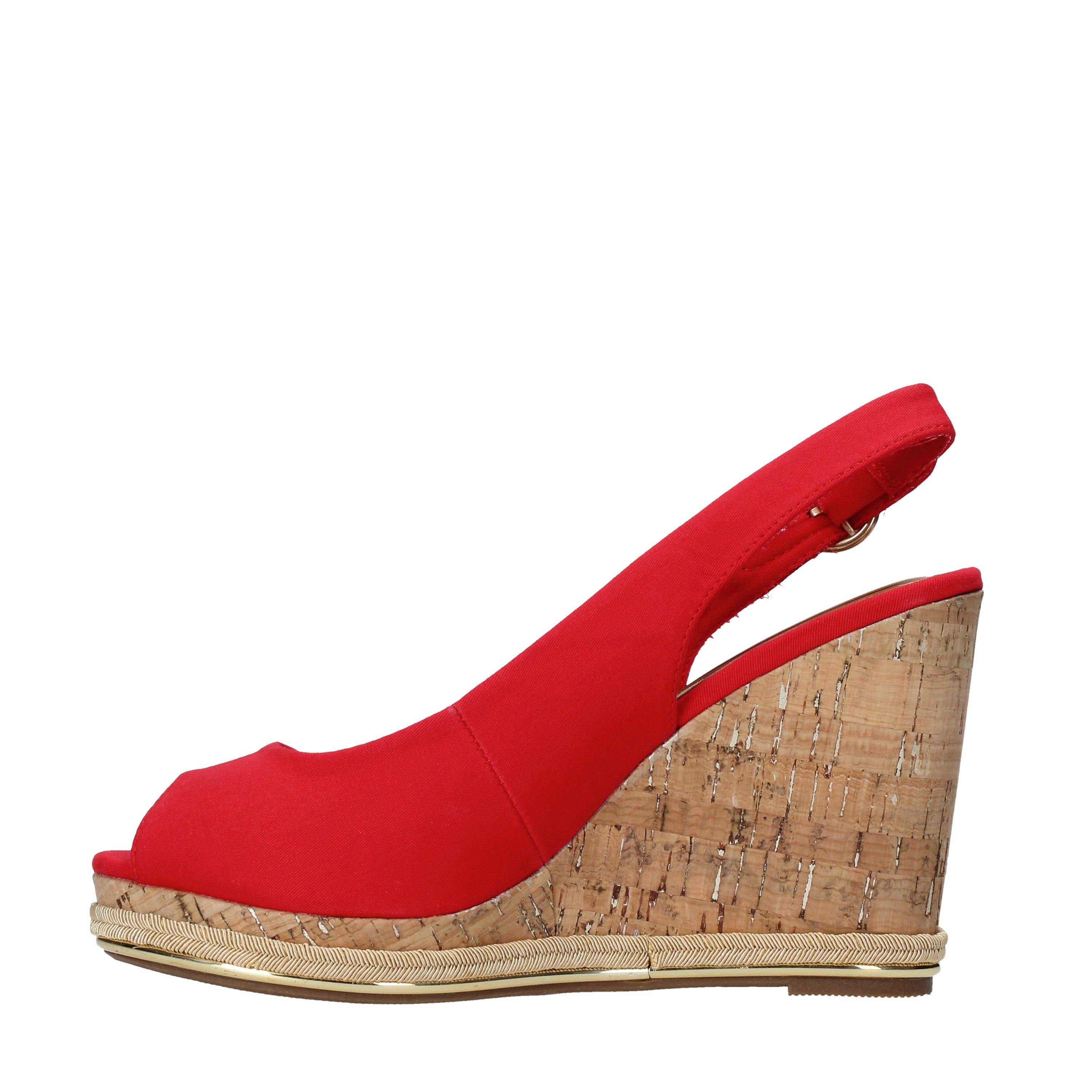 Sandali zeppa Rosso Wrangler