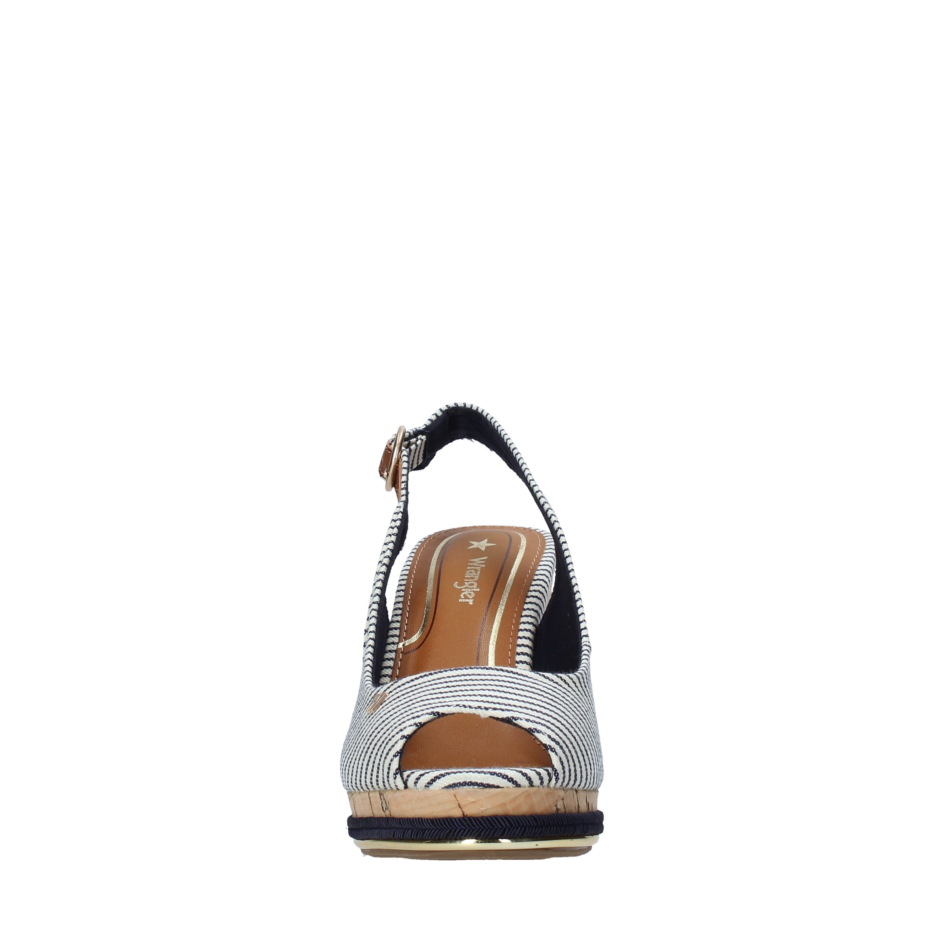 Sandali zeppa Beige Wrangler
