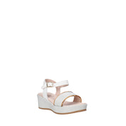 Sandali zeppa Bianco Alviero Martini 1a Classe 