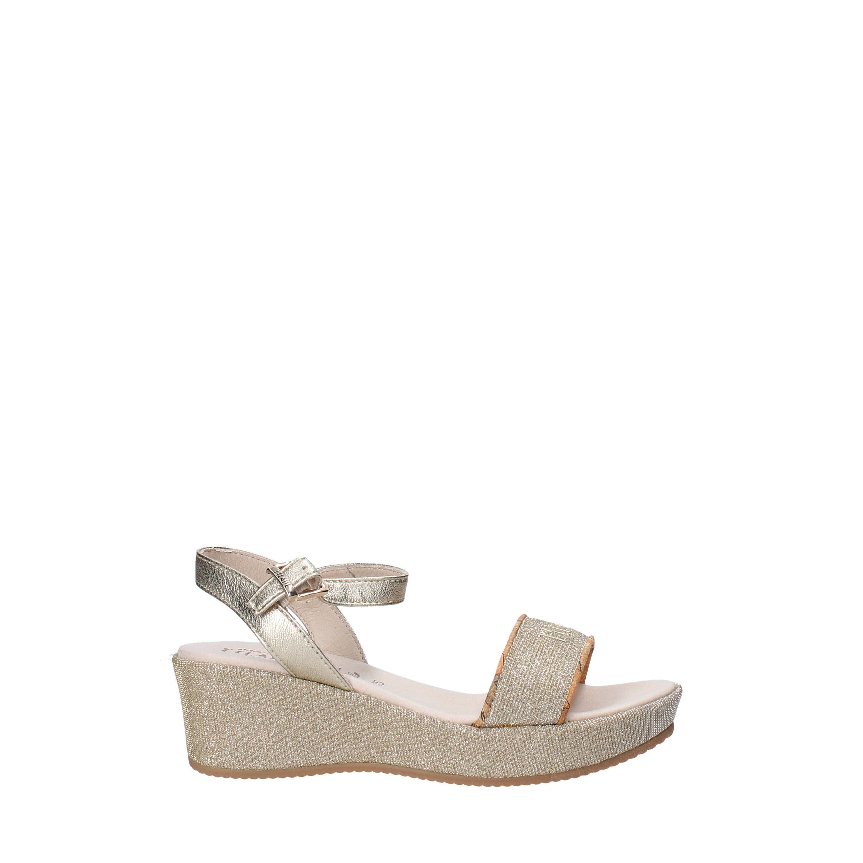 Sandali zeppa Platino Alviero Martini 1a Classe 