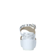 Sandali zeppa Bianco Valleverde