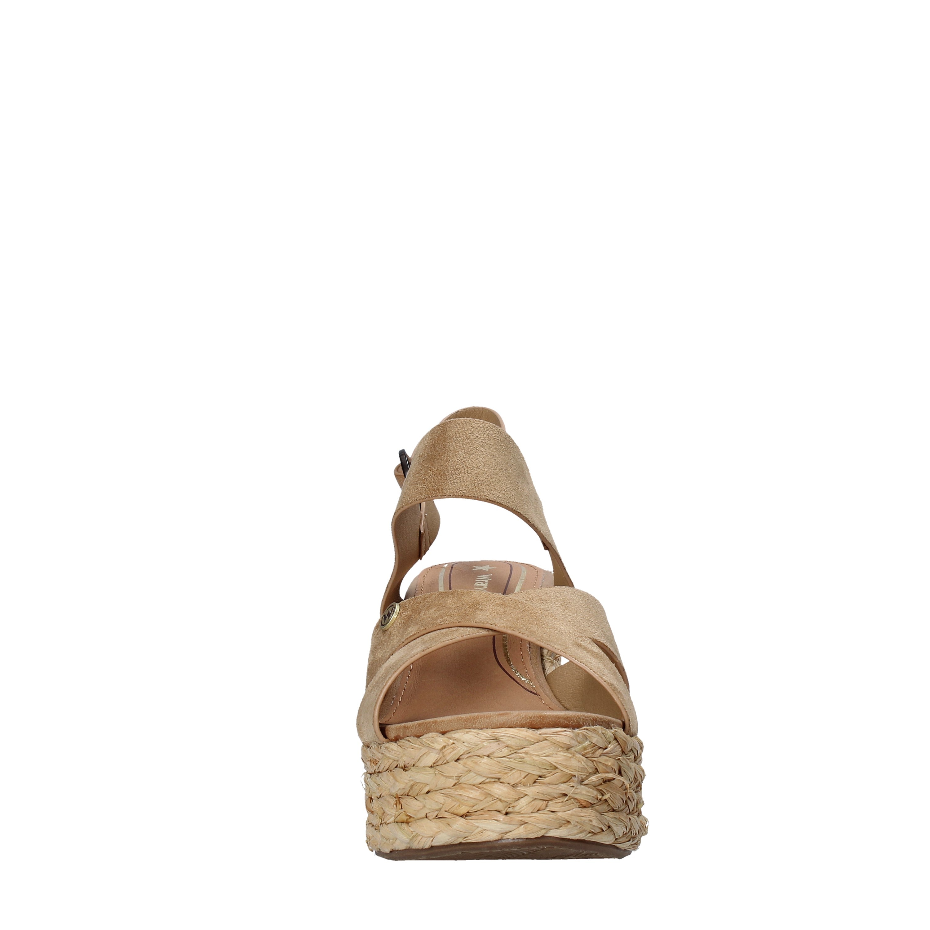 Sandali zeppa Marrone Wrangler