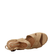 Sandali zeppa Marrone Wrangler