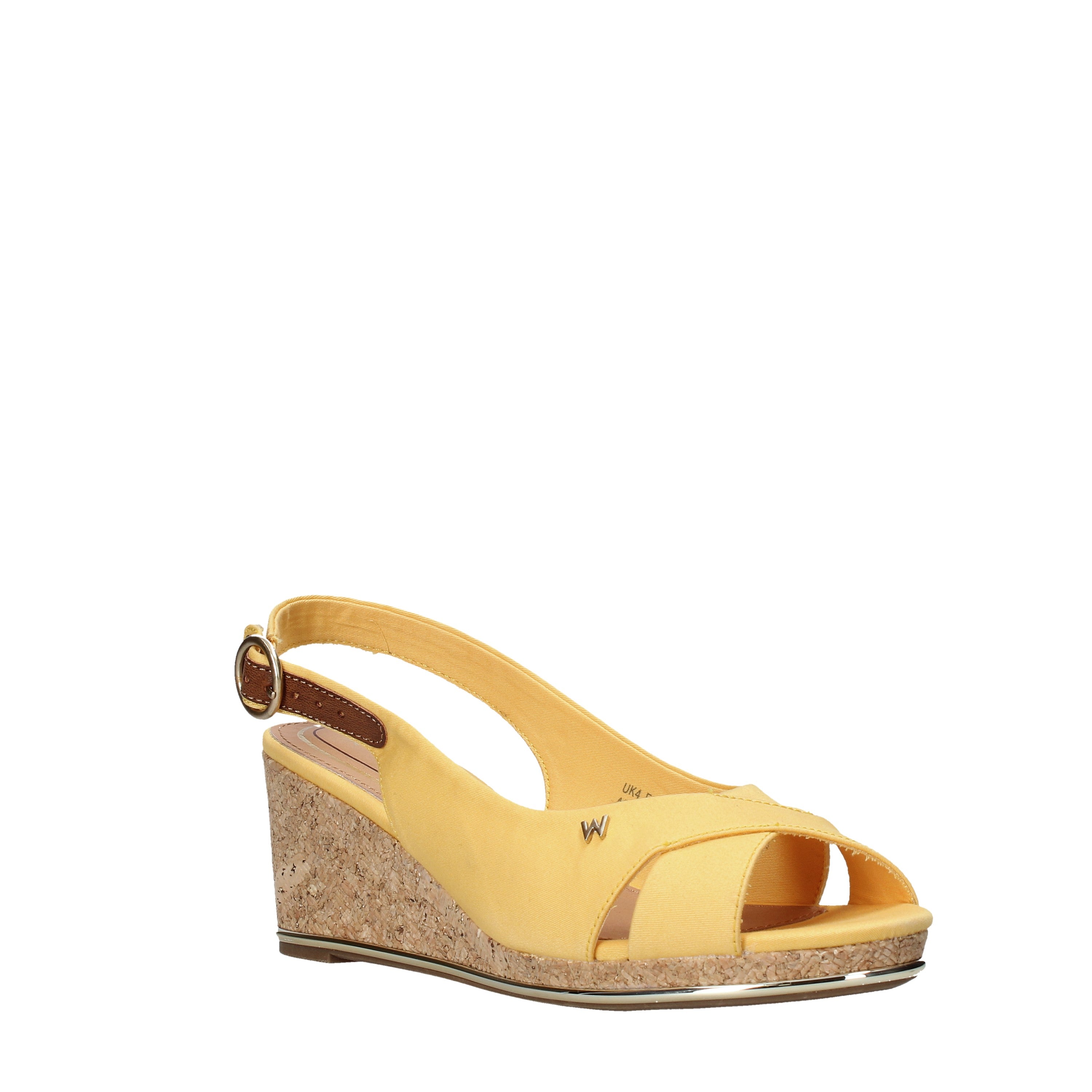 Sandali zeppa Giallo Wrangler